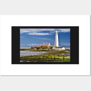 St. Mary's Lighthouse, Whitley Bay, Tyne and Wear Posters and Art